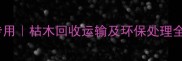 河道清淤专用枯木回收运输及环保处理全流程指南