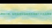 高端木地板品牌排行榜如何选择环保耐用木地板十大品牌推荐及选购指南