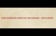 全国欧美黑杨树原木最新价格行情及采购指南附供应商推荐