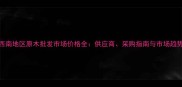 西南地区原木批发市场价格全供应商采购指南与市场趋势