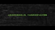 山东石材价格持续上涨行业格局深度与应对策略