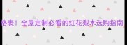 红花梨木最新价格表全屋定制必看的红花梨木选购指南附避坑攻略