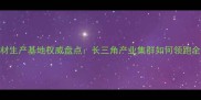 中国最大板材生产基地权威盘点长三角产业集群如何领跑全球建材产业