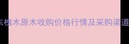 山东槐木原木收购价格行情及采购渠道全