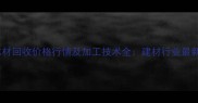 破碎木材回收价格行情及加工技术全建材行业最新指南