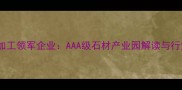 福建专业石材加工领军企业AAA级石材产业园解读与行业影响力分析