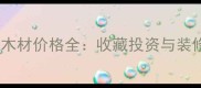 中国名贵旧木材价格全收藏投资与装修应用指南