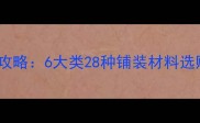 室内外铺地石材全攻略6大类28种铺装材料选购指南与设计灵感