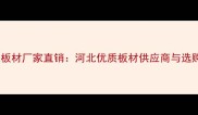 金利源板材厂家直销河北优质板材供应商与选购指南