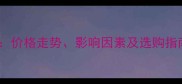 原木木材价格波动价格走势影响因素及选购指南附最新报价
