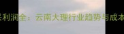 大理石开采利润全云南大理行业趋势与成本收益指南