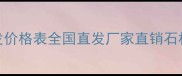 国产大理石批发价格表全国直发厂家直销石材采购省钱指南