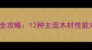 木结构别墅选材全攻略12种主流木材性能对比与选购指南