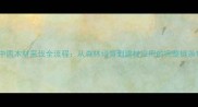 中国木材采伐全流程从森林培育到建材应用的完整链条