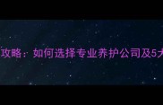 石材保养全攻略如何选择专业养护公司及5大常见问题